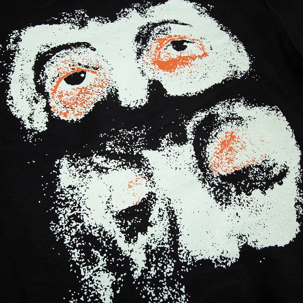 Face Hoodie - Black image 6