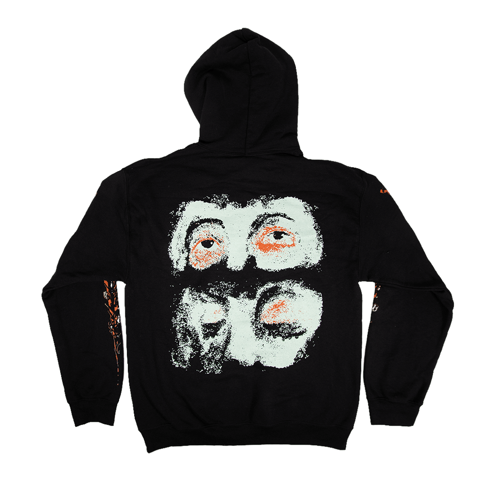 Face Hoodie - Black image 4