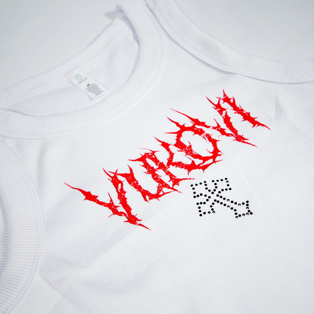 Diamante Crop - White image 1