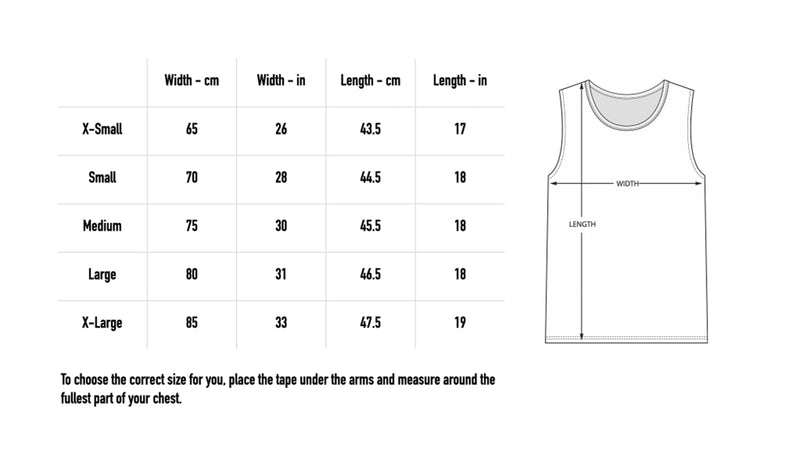 Size chart for Diamante Crop - White