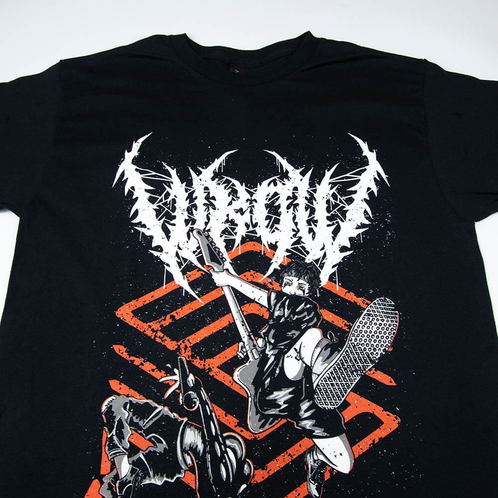 Anime Death Metal Tee - Black