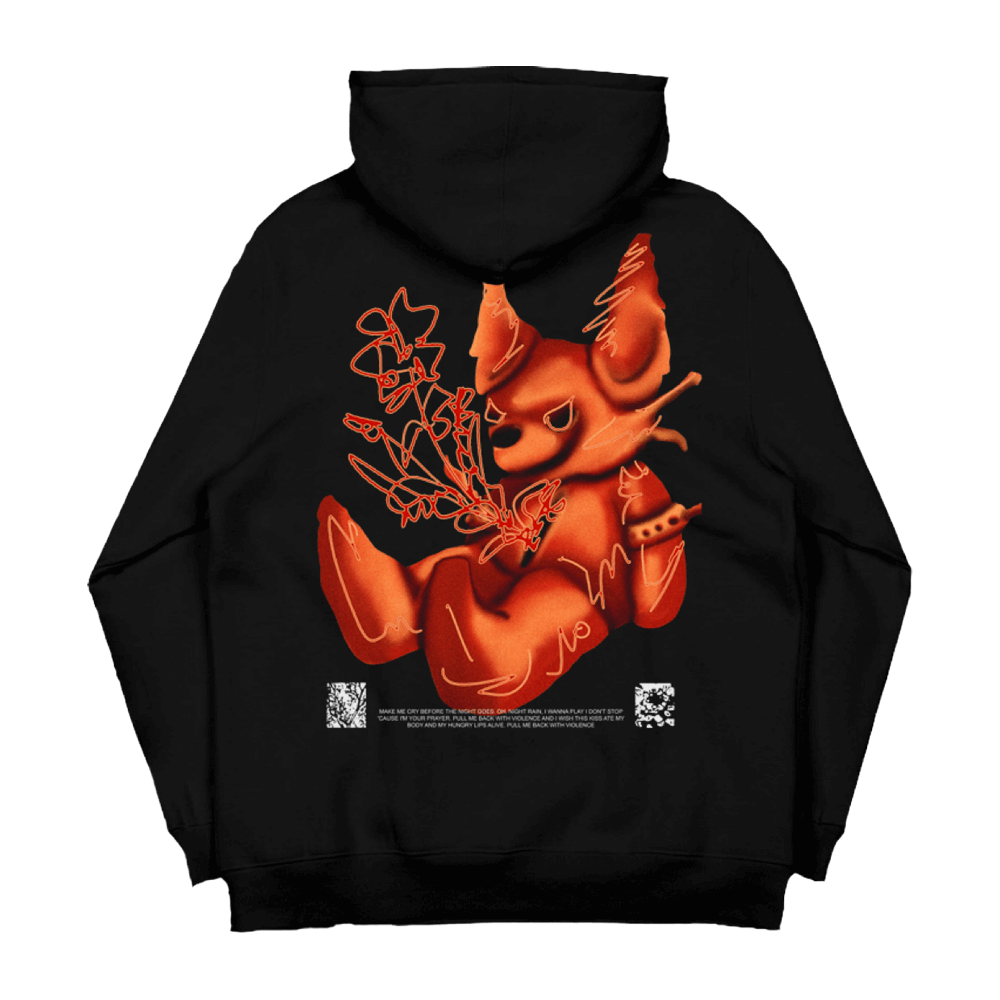 Bear Hoodie - Black