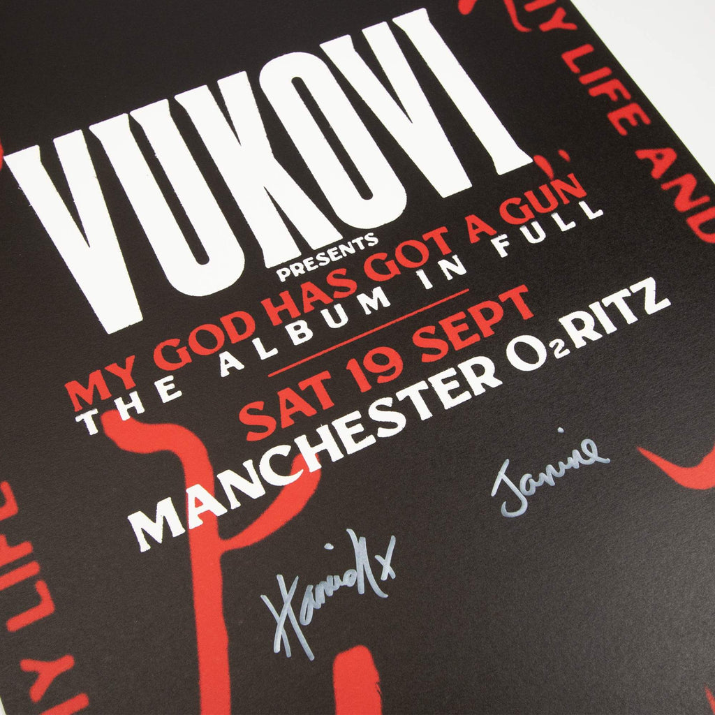 Signed Machester Ritz Poster - A2