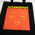 Face Tote Bag - Black