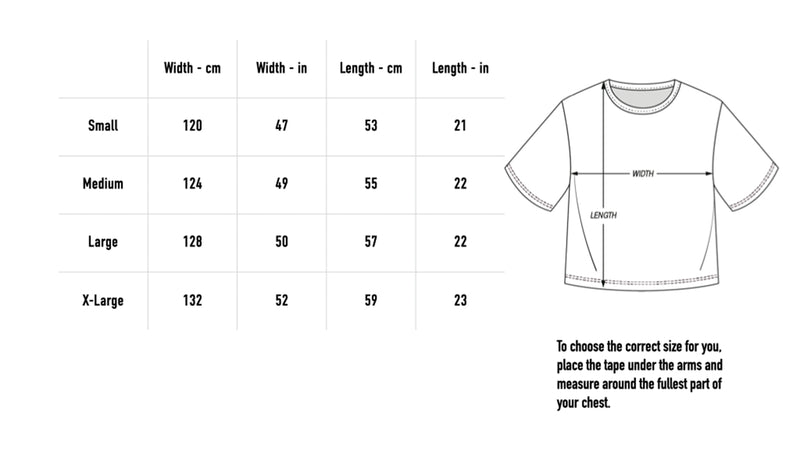 Size chart for Logo Mesh Jersey Crop - Red