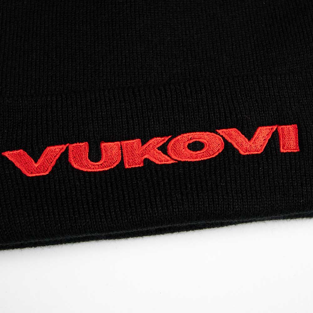 Logo Beanie - Red/Black image 3