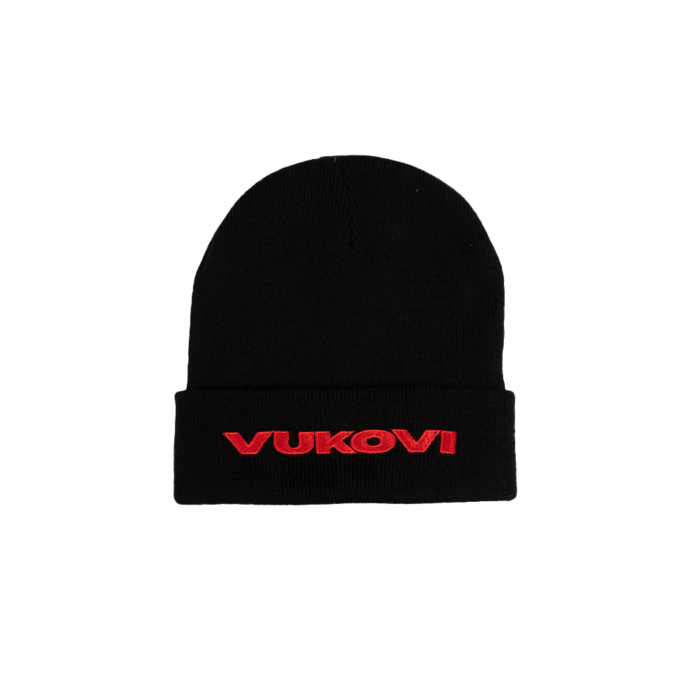 Logo Beanie - Red/Black image 0