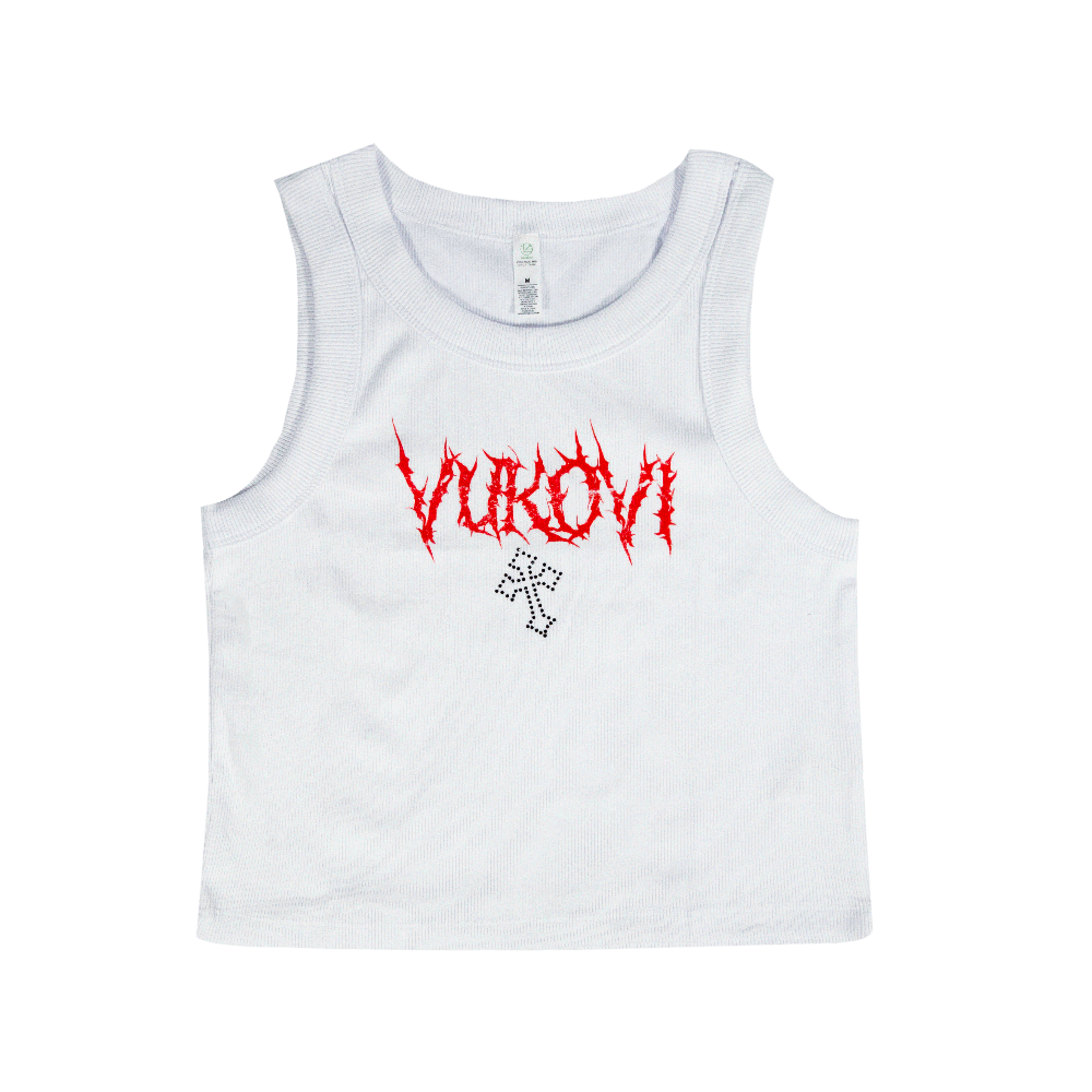 Diamante Crop - White image 0